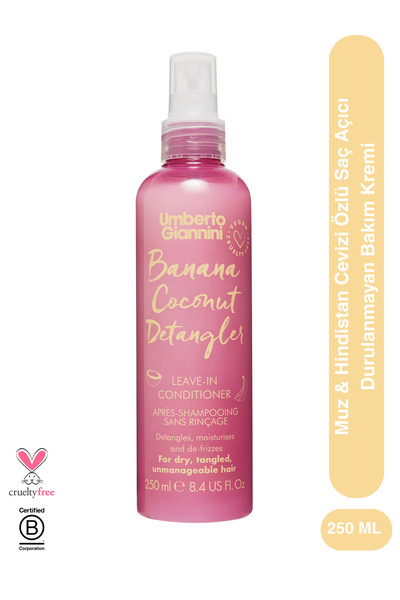 Umberto Giannini Banana Coconut Kolay Tarama Saç Kremi Spreyi 250 ML