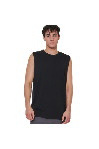 Body Action Ανδρικό Αμάνικο Μπλουζάκι Μοντάλ 043608-01-01 Μαύρο