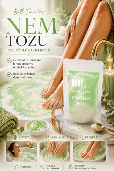 bath box Energy Manikür, Pedikür, Banyo Tuzu, Köpüren Banyo Tozu, Ayak Spa, 1...