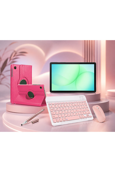 Samsung Galaxy Tab A11 8.7''İNCH 4/64GB TABLET+GOLD KALEM+PEMBE KILIF+PEMBE K...
