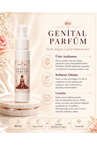 TWO MY ÉDITION Özel Bölge Parfüm Spreyi 60 ML – Kadınlara Özel Ferahlatıcı Ko...