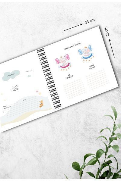 Generic Brand Modern Baby Memory Book - First 1 Year Pregnancy and Mother Baby Diary - Agenda