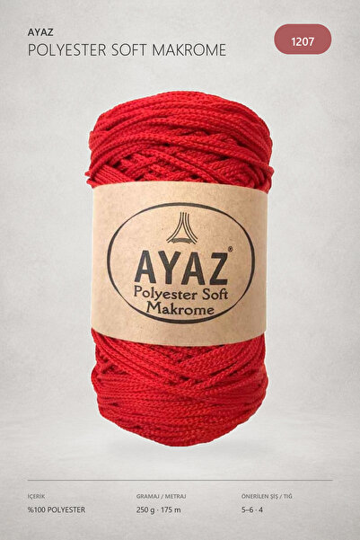 Ayaz Polyester Soft Makrome 250 Gram 175 Metre 1207