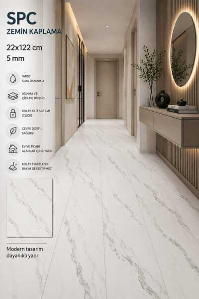 KARE PLUS SPC ZEMİN CALACATTA (2,5 METRE KARE FİYATIDIR )