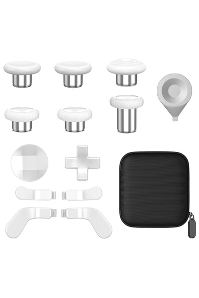 Choice white-13 13 in 1 Metal Thumbsticks Joystick Cap For Xbox One Elite Ser...
