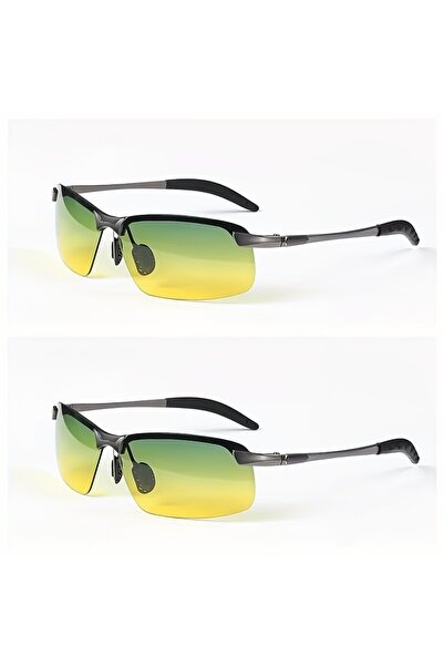 Choice 2PCS Yellow Green 2﻿PCS High Quality Polarized Night Vision Glasses Me...