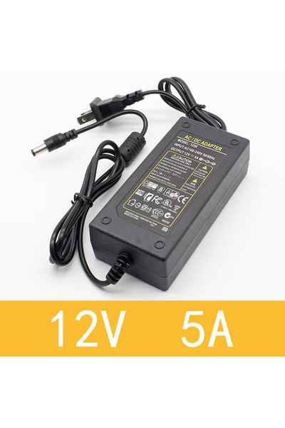 Choice 1pcs 1pcs DC 12V5A New AC 100V-240V 60W Converter Power Adapter 12V 5A...
