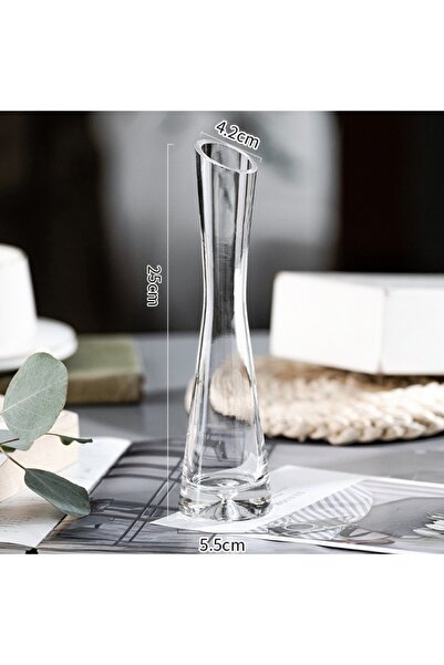 choice2 Style B-L Creative European Style Transparent Glass Slanted Mouth Art...