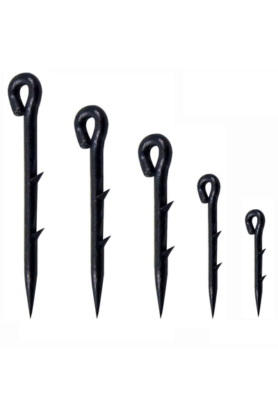 Choice 10mm 100pcs Metal Bait Spike Carp Fishing Hook Bait Sting Boilies Pin ...