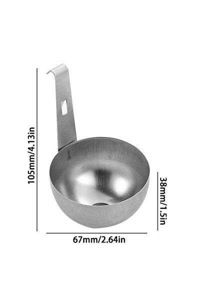 Choice1 1PC Egg Poacher Stainless Steel Egg Poacher Nonstick Egg Boiling Heat...