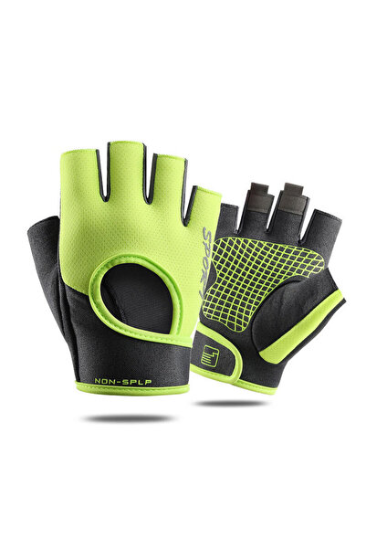 Choice3 L green Cycling Sport Half Finger Gloves Breathable Anti Slip MTB Bik...