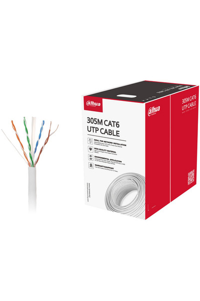 DAHUA Καλώδιο UTP CAT6 PFM920I-6UN-C, χαλκός, 305 m