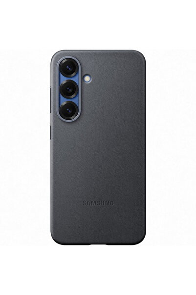 Samsung Husa de protectie Kindsuit Leather Case pentru Galaxy S25, Negru