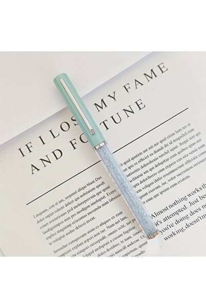 Choice1 Blue 1pc Fashion Crystal Diamond Pen, High-end Metal Ballpoint Pen, C...