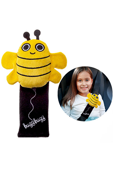 Milk & Moo Milk&Moo Buzzy Bee Auto-Gurtpolster für Kinder – Weich & komfortabel