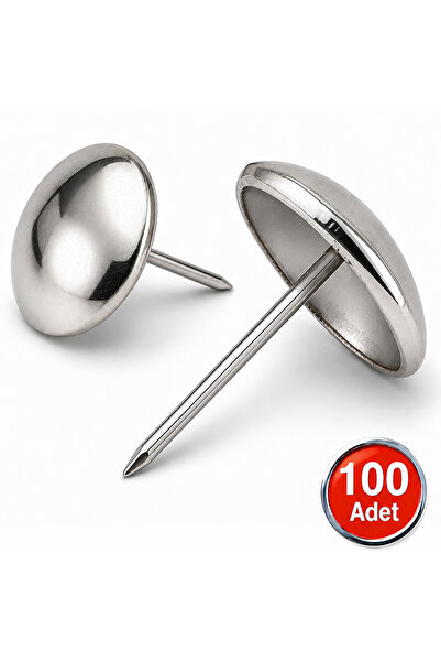 ALETÇANTAM Kabara Parlak Raptiye Büyük Boy 100'lü Paket