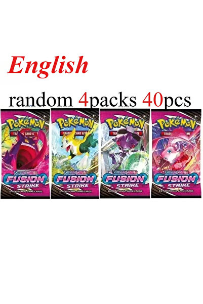 Choice11 4packs FUS 40 Pcs Pokemon Card Prismatic 151 Evolutions English Boos...