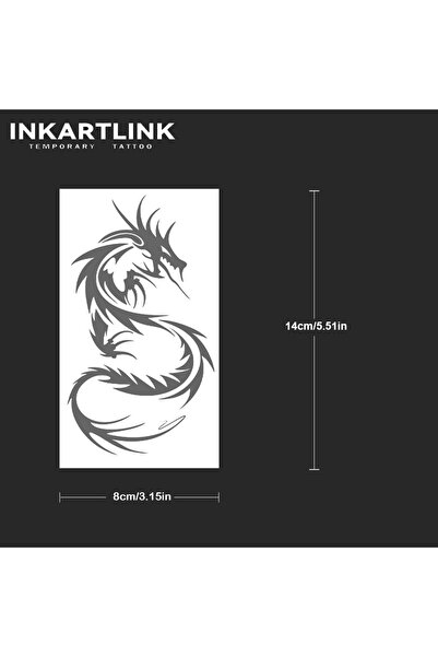 Choice 316-0814L Dragon Temporary Tattoo,Lasts To 15 Days New Technology Magi...
