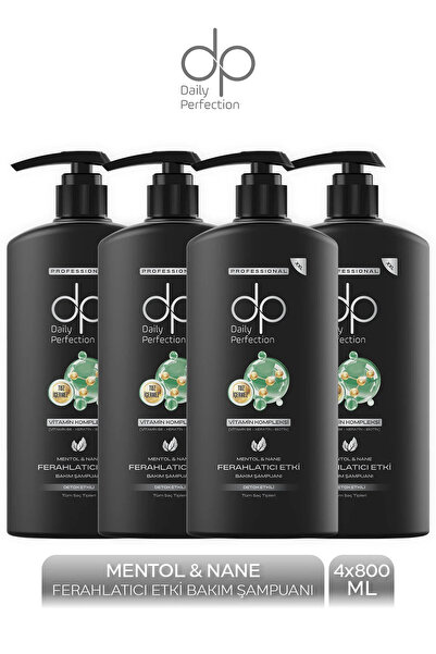 dp Daily Perfection Shampoo Menthol Refreshing Effect 4X 800 ml