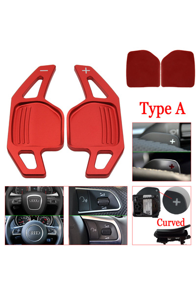 choice2 Red For Audi TT MK2 8J A5 S5 A4 B8 A3 S3 8P Q5 8R Q7 A6 C6 R8 Sline 2...