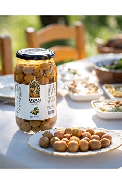 AYVALIK NATÜREL FERMENTE YEŞİL ÇİZME ZEYTİN XL (201-230) 660 ML. 400 GR.