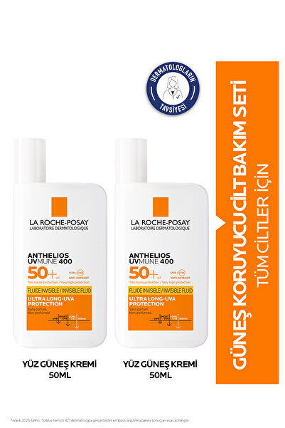 La Roche Posay Tüm Cilt Tipleri İçin Uygun Güneş Bakımı Seti: Anthelios Uvmun...