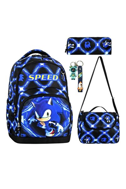 Alanç Gift Premium Boys' Orthopedic Primary School School Bag with Back Suppo...