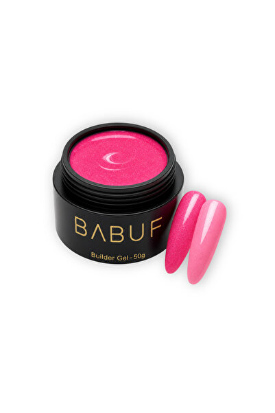 BABUF Gel de construcție autonivelant BABUF, Roz intens sclipitor CBG2, 50g