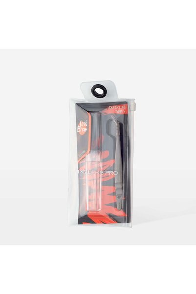 STALEKS Expert 40 Type 1 Professional Eyelash Tweezers (L-Shaped, 50')