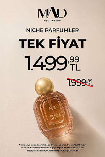 Mad Parfüm Mad Divine Desire 100 ml Kadın Parfüm | Oriental . Vanilya . Zarif