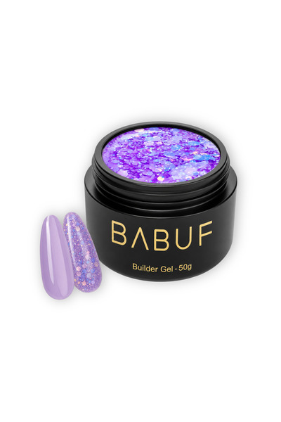 BABUF Gel de construcție reflectiv autonivelant BABUF, Lavender Glitter GBG2,...