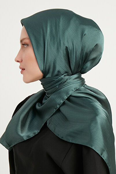 Şaless وشاح فستان سهرة مجعد للنساء المحجبات - 100x100 سم