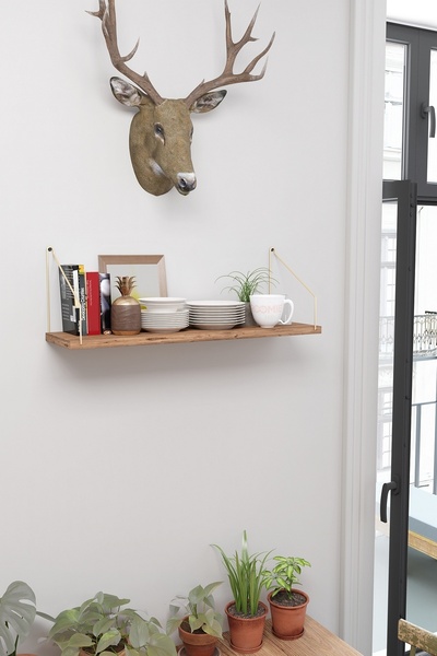 Catchme Duvar Rafı Kitaplık Mutfak Banyo Yaşam Alanı 20 X 70 Cm 1 Adet Atlant...