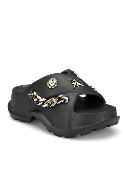 DARK SEER DS Monapi.İnci Black Chain O Ορθοπεδικό EVA Γυναικεία Πέτρινα Σανδά...