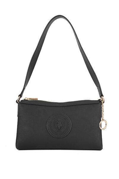 U.S. Polo Assn. Black-Black Women's Shoulder Bag Us26634