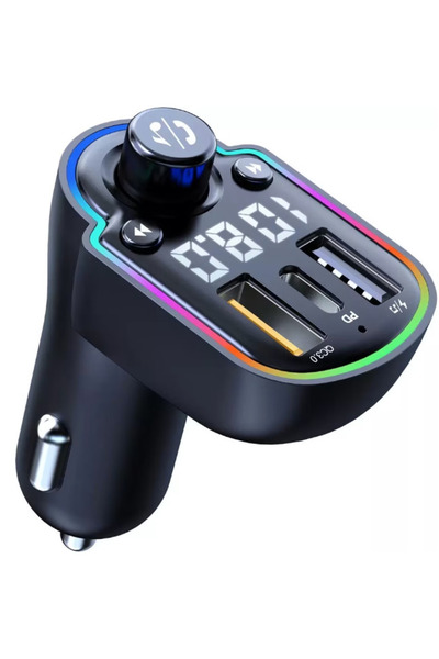 Ruan Modulator FM Bluetooth 5.0 Încărcare rapidă Player MP3 Tip C PD 20W USB ...
