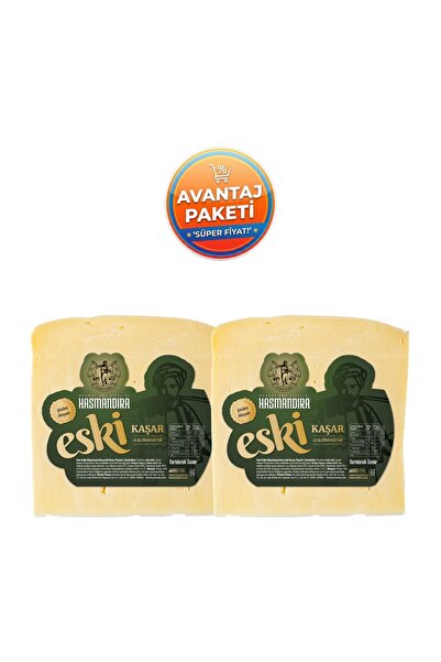 Hasmandıra 12 Ay Dinlendirilmiş Eski Kaşar Peyniri 300 g x 2 Adet (Şirden May...