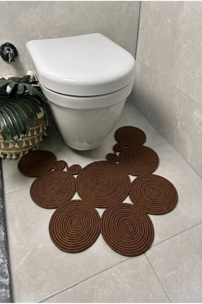 MaVaux Sakura Jute, Wicker, Doormat, Bathroom Mat, Toilet Mat, Toilet Seat Ma...