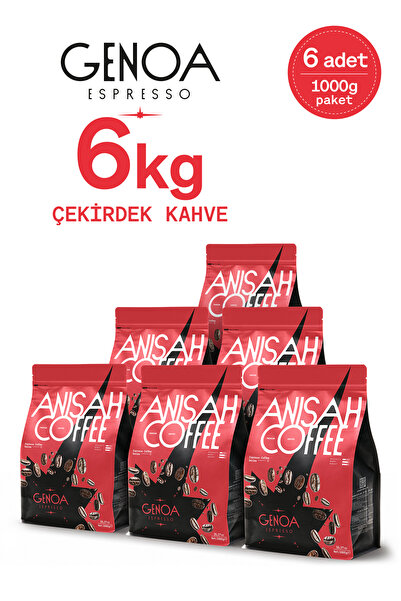 Anisah Coffee Genoa Espresso Çekirdek Kahve | 6x1000gr