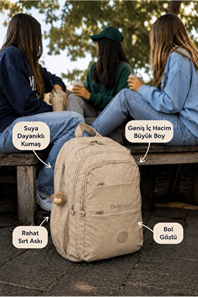 DodoButik Waterproof Cream Backpack