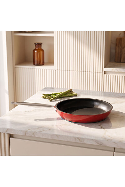 Aryıldız Trendy Induction Prestige Tava Kırmızı 26 cm