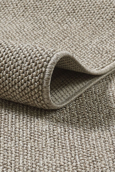 Anaska Home Modern Desenli Kahverengi Sisal Yumuşak Jüt Halı Oturma Odası Hal...