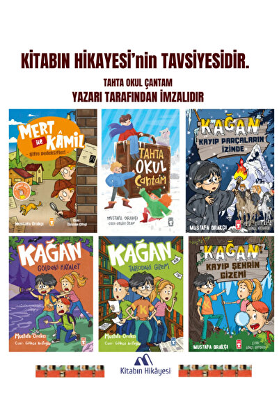 Timaş Çocuk Mustafa Orakçı- 3-4. SINIF- Tahta Okul Çantam(İMZALI) Kağan Gölde...