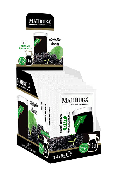 Mahbuba Dut Aromalı C Vitaminli Soğuk Toz Içecek 24x9gr