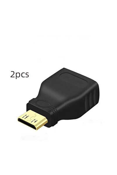 Choice 2pieces Mini HDMI-Compatible Male to Female Adapter Converter 1080P 2K...