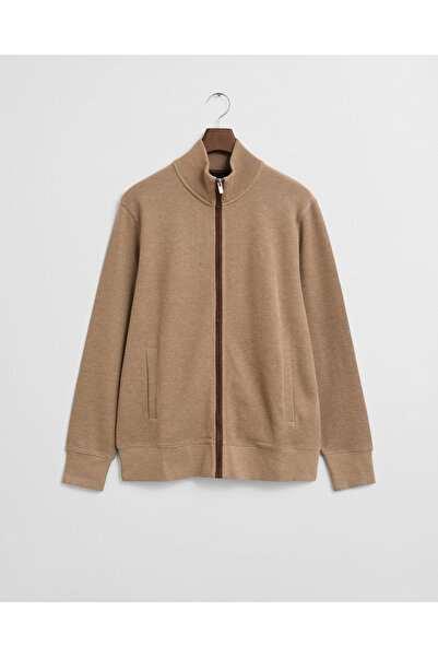 Gant Erkek Bej Regular Fit Fermuarlı Hırka