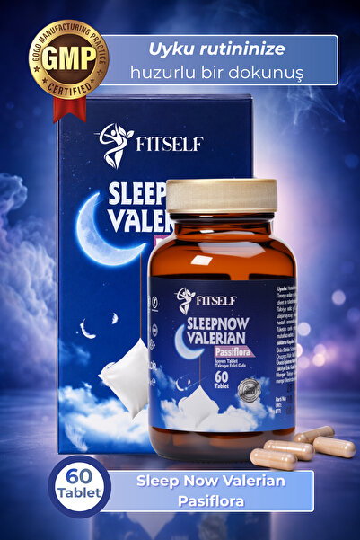 Fitself SleepNow Huzurlu Uyku | Passiflora & Valerian İçeren Takviye Edici Gıda