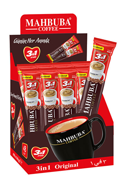 Mahbuba 3ü1 Arada Hazır Kahve 48x18gr