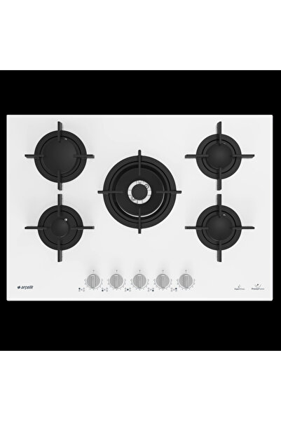 Arçelik Ocd T 752-1 Dwkb 75 cm Beyaz Cam Ankastre Ocak