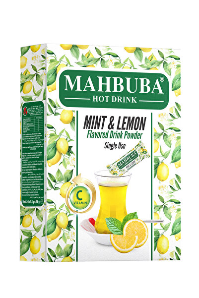Mahbuba Tek İçimlik Nane Limon Aromalı Oralet Çayı 24x1,5gr Hot Drink Sıcak T...